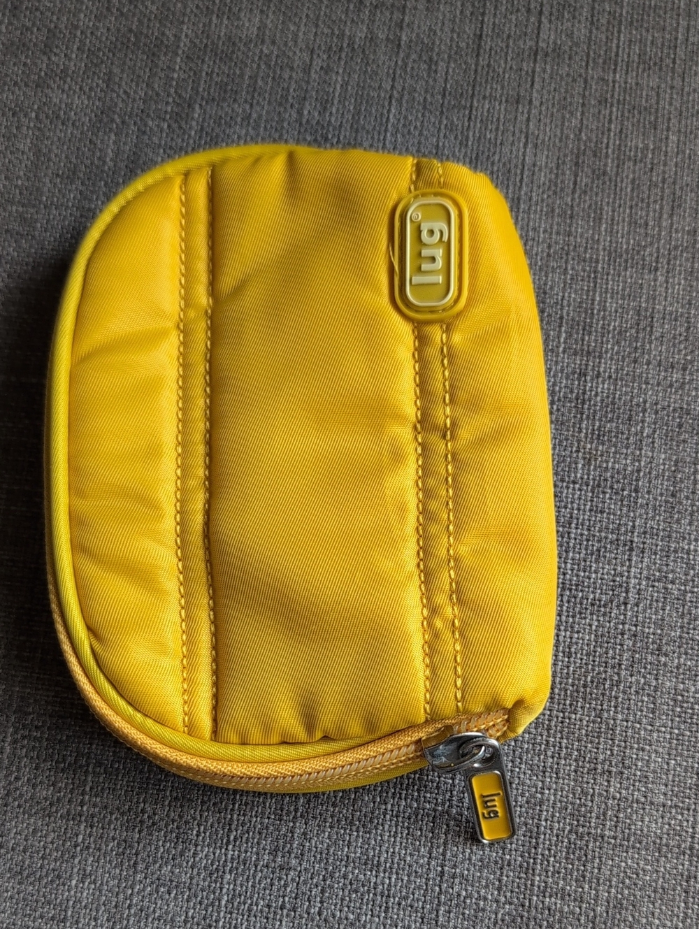 lug Yellow Gold Pouch / Purse with Zip - Small Accessory Case